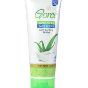 Goree Whitening Face Wash With Bursting Beads (Green)