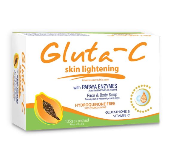 Gluta C Intensive Whitening With Papaya Face And Body Soap 135g